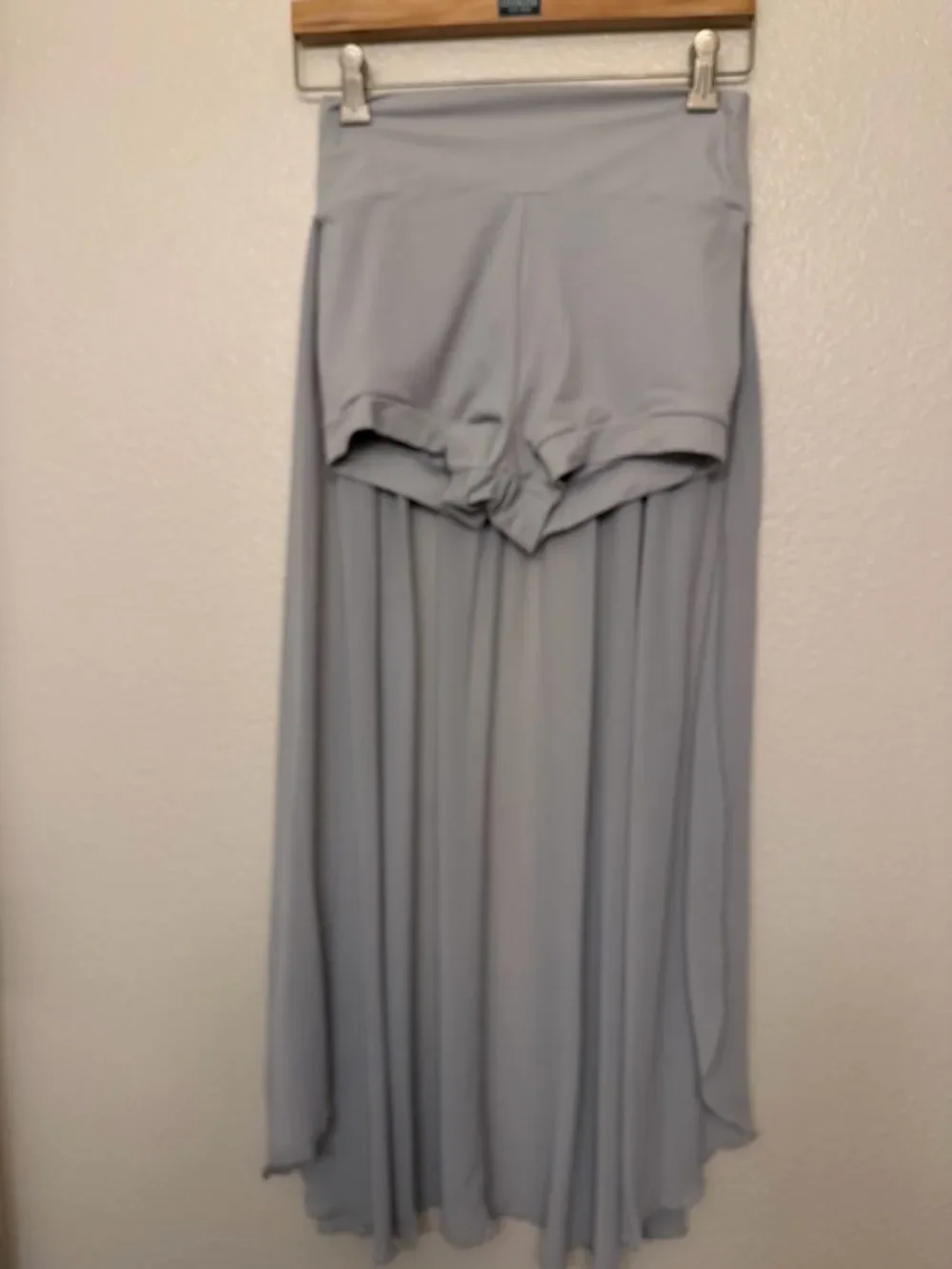 Weissman dance costume 2 piece gray Something In The Water 8613 MA-Medium adult
